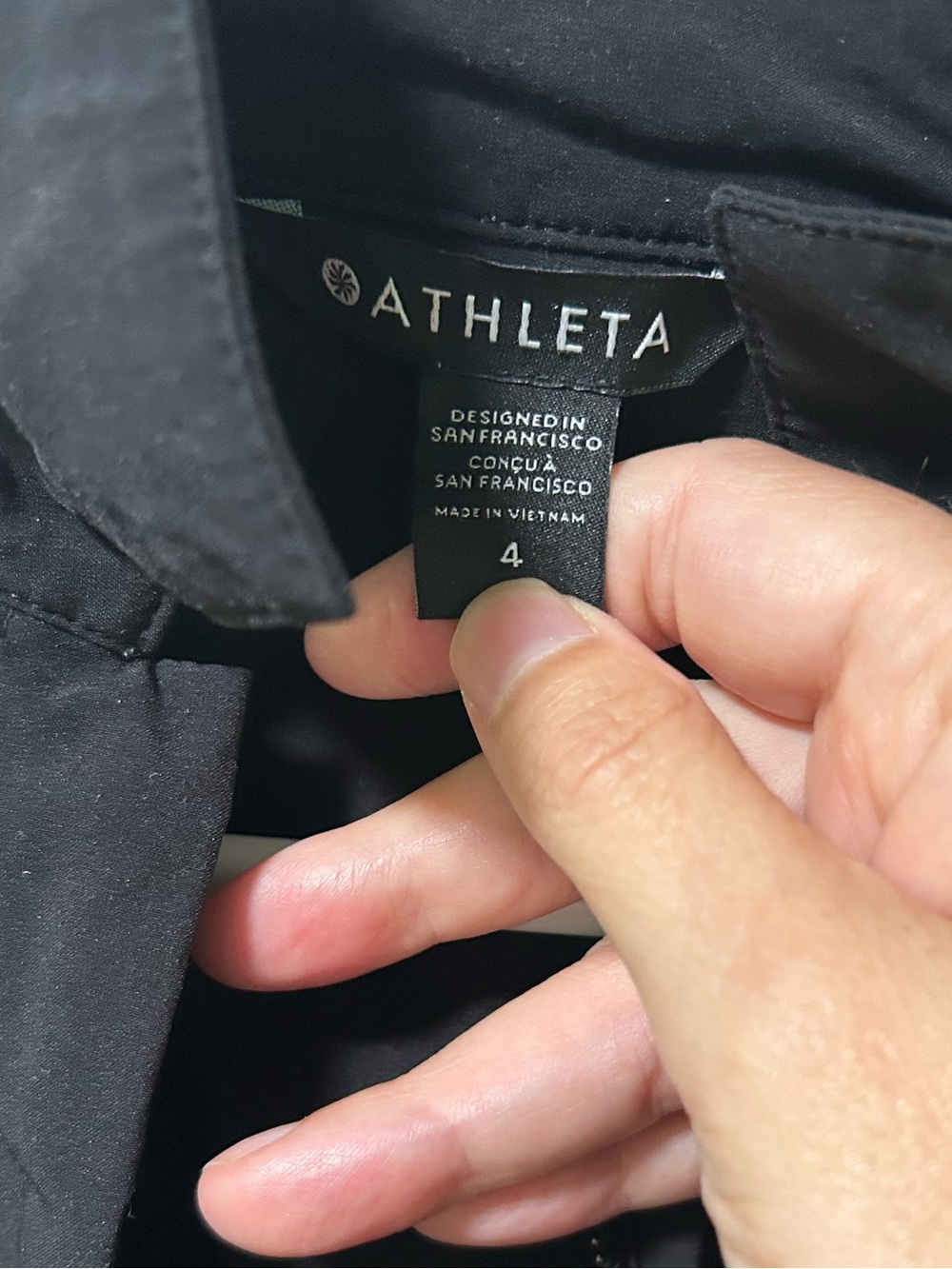 Athleta Brooklyn Romper in Black Size 4 - Picture 4 of 8